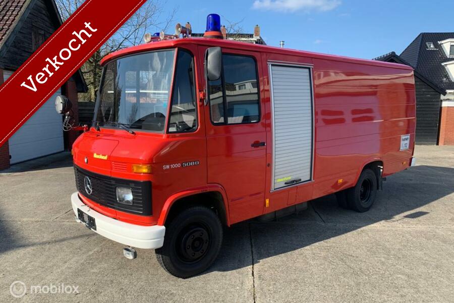 Mercedes 508 Hoog /Lang Diesel 9261 KM Brandweer Camper