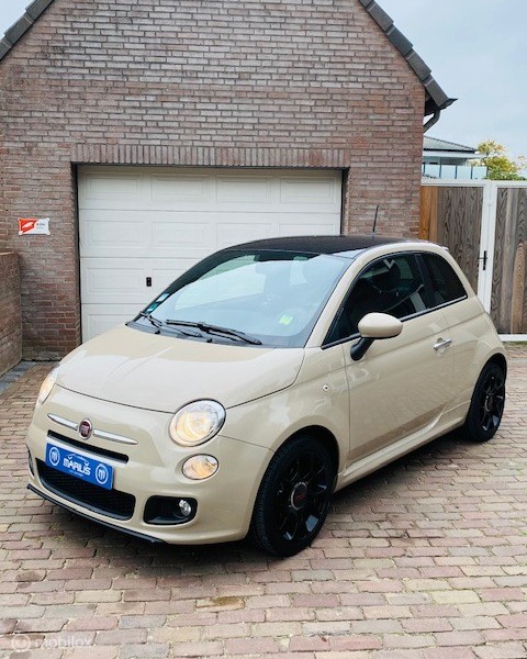 Fiat 500 1.2 Sport  2013 Cappuccino kleur 70.668 km