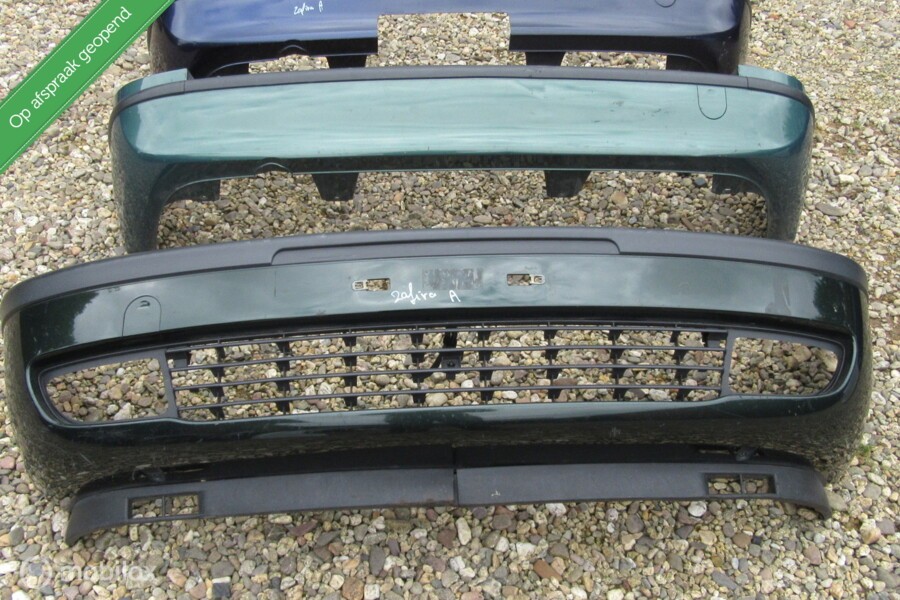 Voorbumper achterbumper Opel Zafira A, bj '99 tm '05