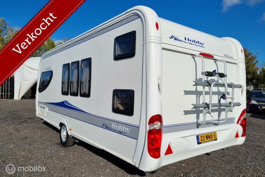 HOBBY LA VITA 560 KMFE ,STAPELBED,VOORTENT,MOVER,6 PERSOONS