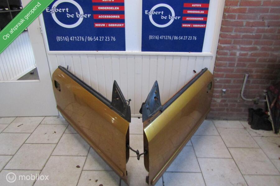 2 x Deur links en rechts opel astra g coupe