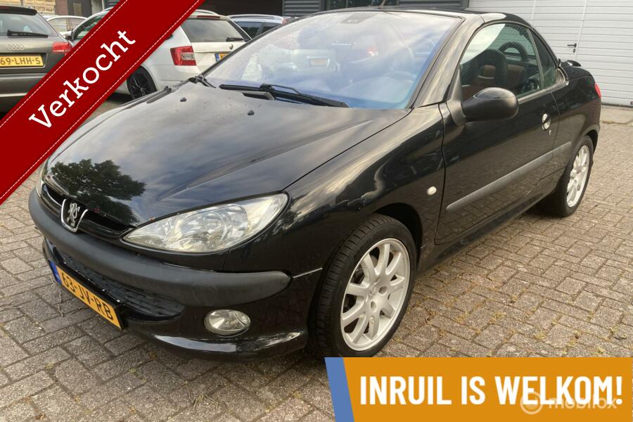 Peugeot 206 CC 2.0-16V// APK// INRUILKOOPJE!!!!!!