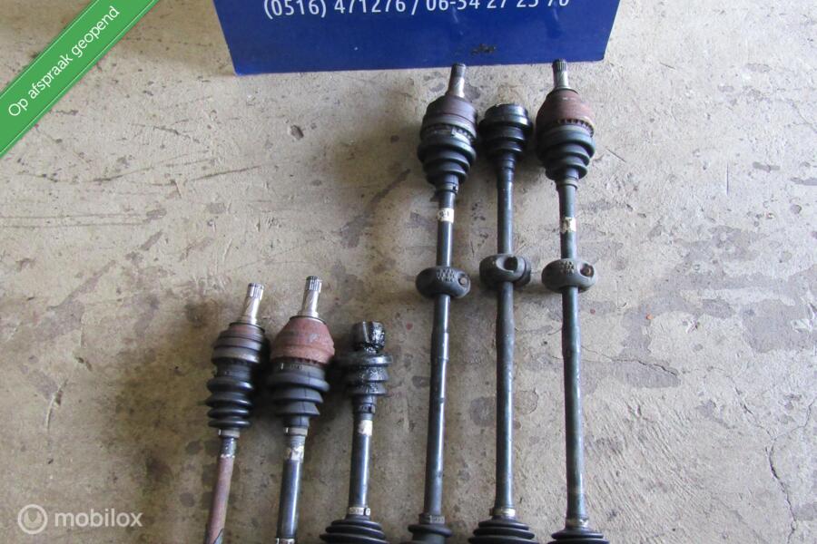 6x Aandrijfas opel vectra b 1600 ,1800/16v  en 2200/16v
