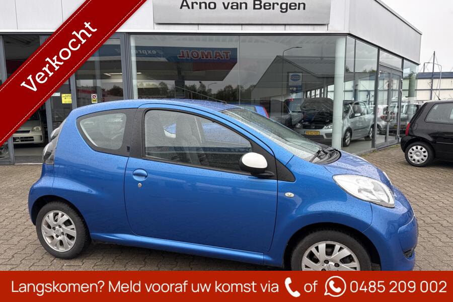 Citroen C1 1.0-12V Ambiance, airco, stuurbekrachtiging, electrische ramen, lm-velgen, parrot.
