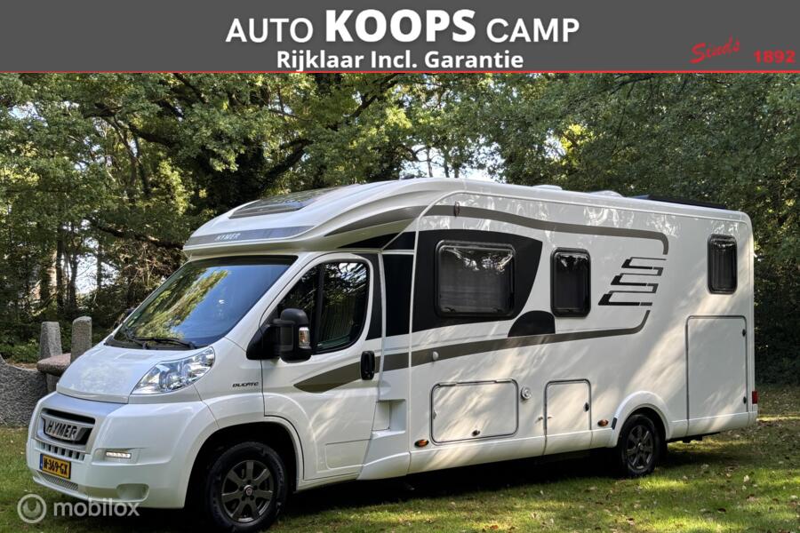 Hymer Tramp T 678 CL Fiat 2.3 150pk Euro 5 AL-KO chassis | Enkele-bedden/Elektr.Hefbed | Aparte douche/ wc | Garage | Trekhaak | 84dkm | TOPSTAAT
