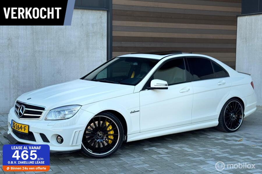 Dikke Mercedes C63 AMG*6.2 V8*PANO*VOL*