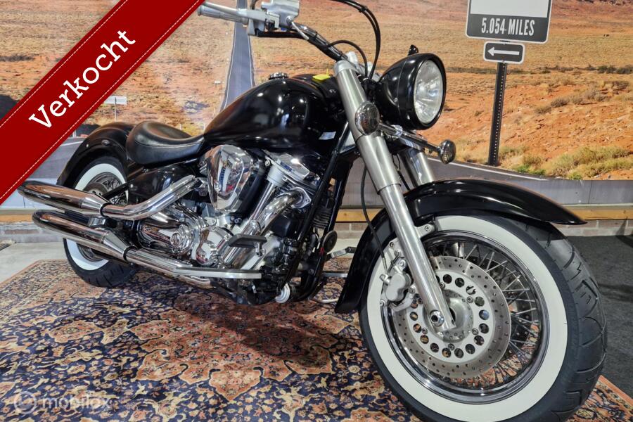 VERKOCHT BRUTE Yamaha XV1600 Wildstar xv 1600 MATTBLACK