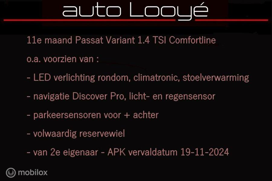 Volkswagen Passat Variant 1.4  TSI Comfortline