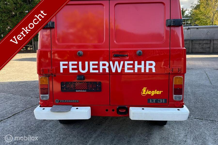 Verkocht  Volkswagen LT 31 29963KM Brandweer 1986 j
