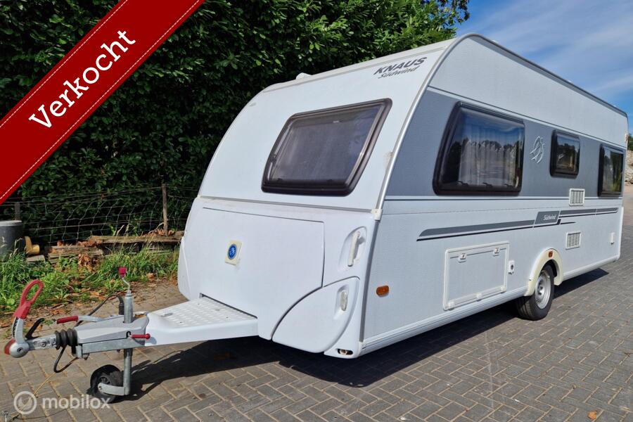 VERKOCHT Knaus Sudwind 500 FU + Luifel + Mover