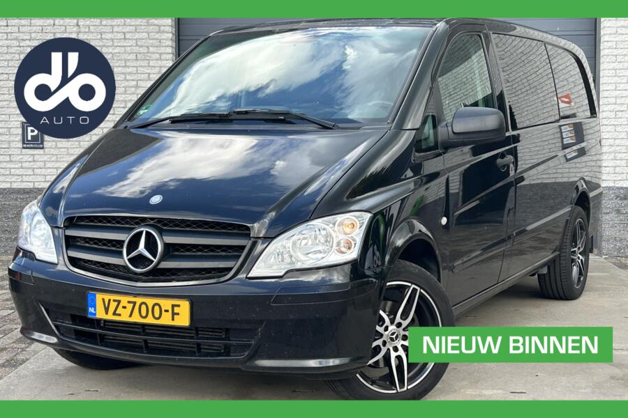 Mercedes Vito Bestel 116 CDI 320 163pk Lang Dubbel Cabine AIRCO I CRUISE I 18'' LMV I NETTE STAAT