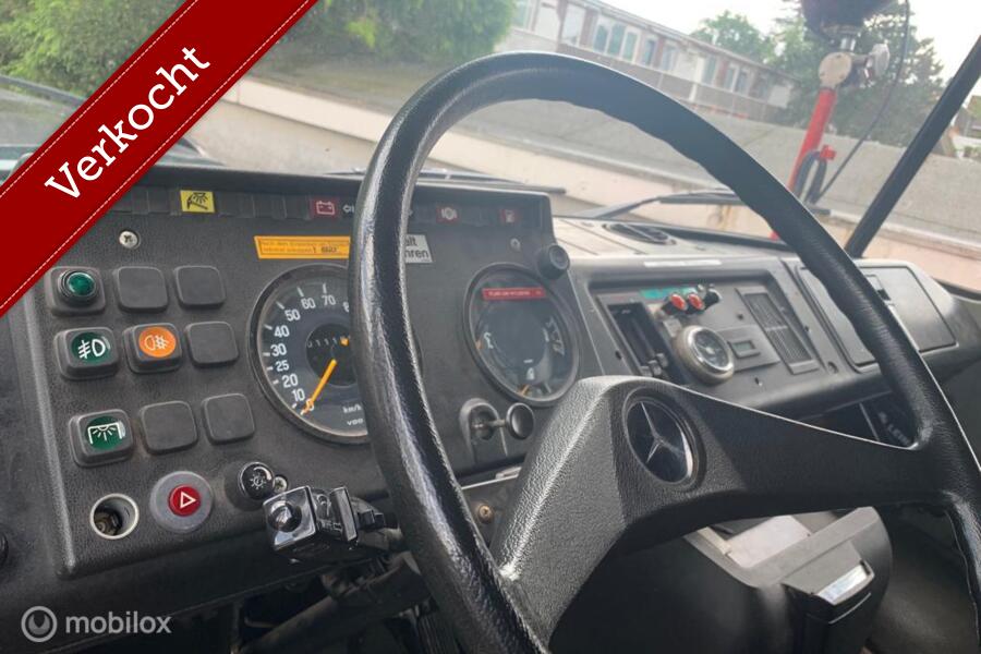 Mercedes 409 benzine 11.121 km Brandweer 1982 mrb vrij