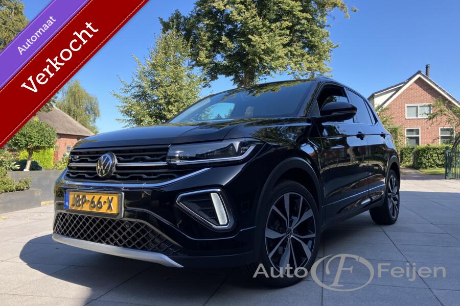 Volkswagen T-Cross 1.0 TSI R-Line DSG VIRTUAL COCKPIT NAVIGATIE CAMERA CLIMA AIRCO  ADAPTIVE CRUISE CONTROL STOEL VERWARMING DONKERGLAS  18 INCH IQ - LICHT