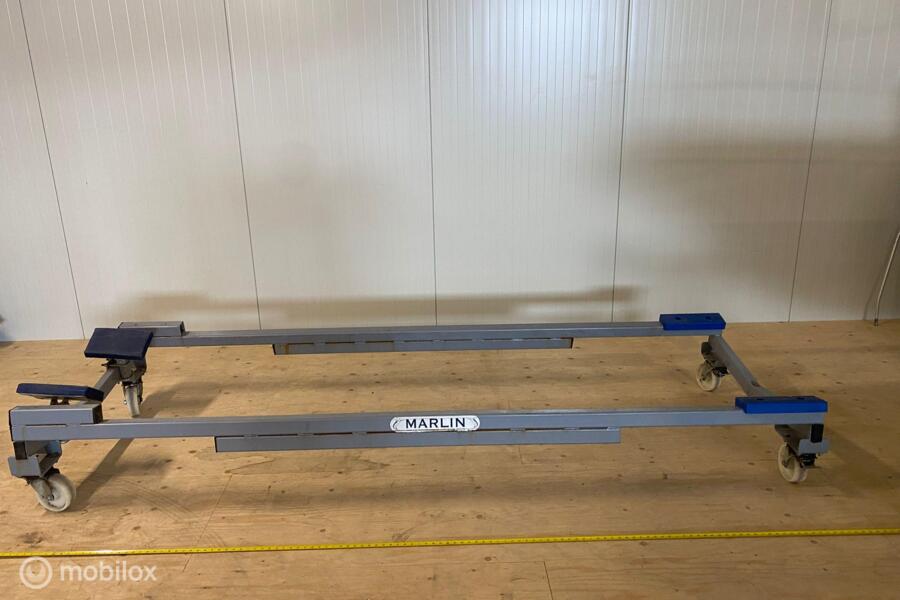 Marlin Groot Botenbok / Boten bok /Zware zwenkwielen/3m x 1m