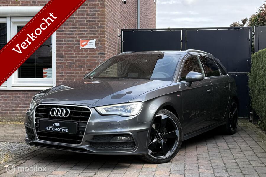 Audi A3 Sportback 1.4 TFSI 150PK S-Line Led Nav Cruise DCC PDC Leder Alcantara 18 Inch Rotor