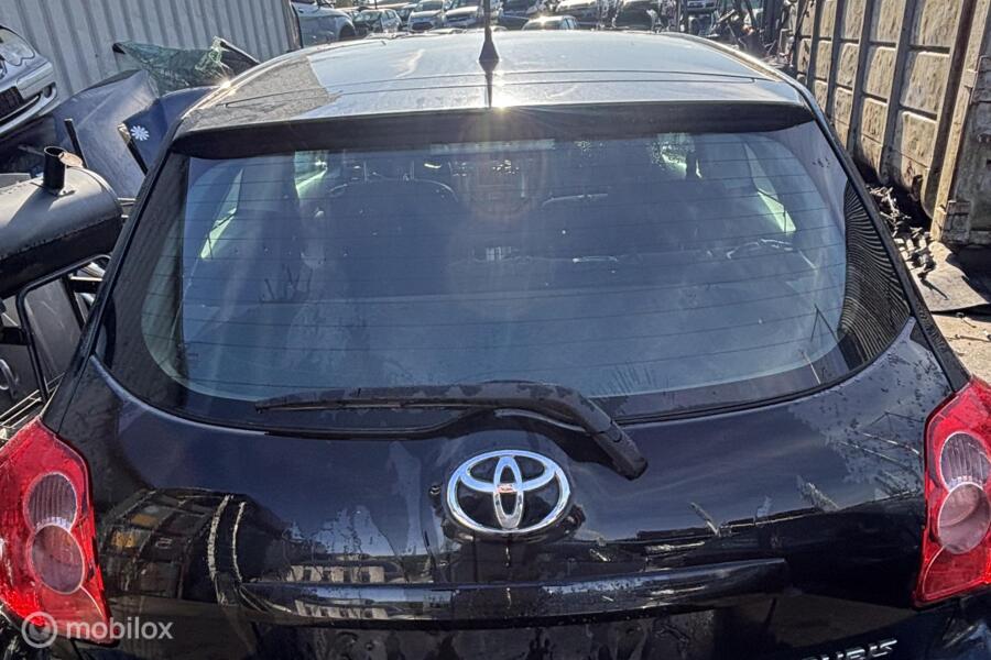 Achterklep zwart Toyota Auris I ('07-'12)