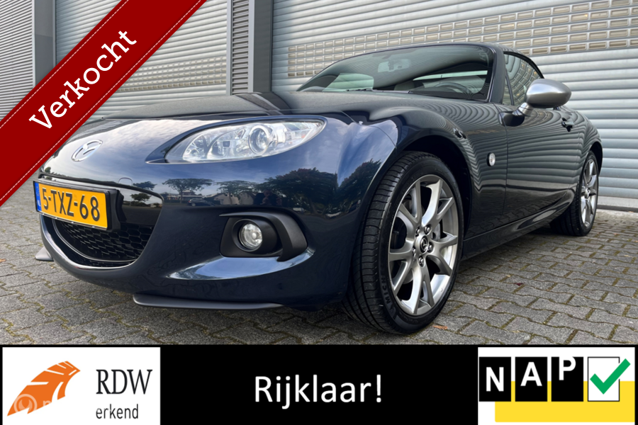 Mazda MX5 1.8 Silver*Elektr Hardtop dak*1eig*Dealer Onderh.