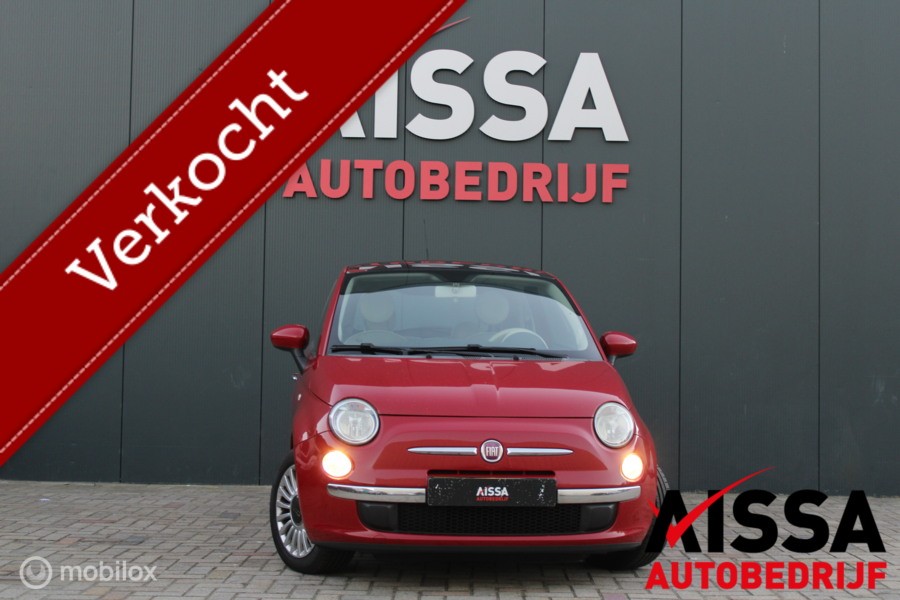 Fiat 500 1.2 Lounge Airco/Stuurwiel bediening/APK 12-01-2022