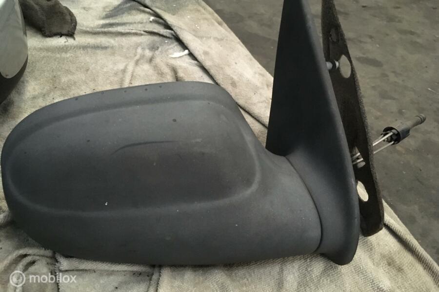 Buitenspiegel rechts zwart Citroen Saxo ('96-'03)
