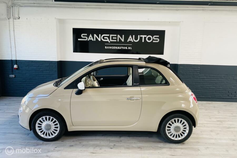 Fiat 500 Cabrio 1.2 Lounge/Cappucino kleur