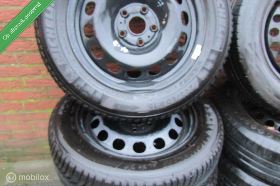Stalen velgen set met winterbanden vw golf 7 in 6j x 16