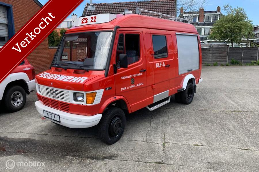 Mercedes 410 4x4 benzine 1992 19500 km Brandweer