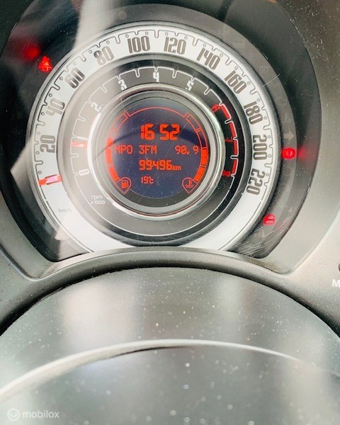 Fiat 500 1.2 Lounge Leer Mistlampen LM Velgen panorama dak