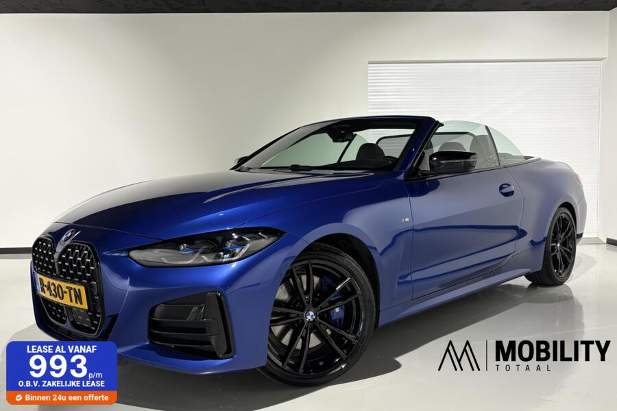 BMW 4-serie Cabrio M440i xDrive 374pk|Laser|CoPilot|H&K|Open-air|Trekhaak|Shadow Line|ACC|Head-up|