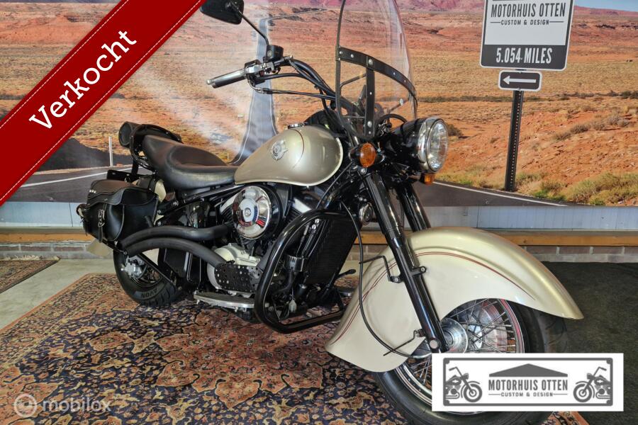 VERKOCHT 'Indian-Look' Kawasaki VN800 Drifter VN 800