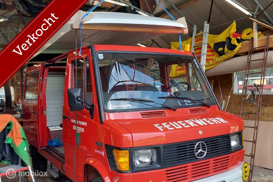 Mercedes 310 benzine  hoog dak! Brandweer