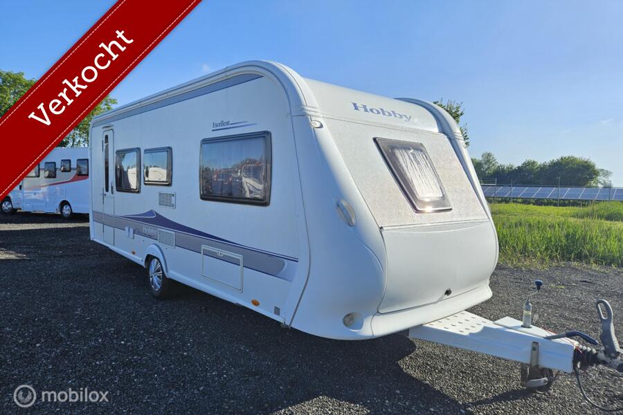 HOBBY EXCELLENT 540 KMFE, 6 PERSOONS,VOORTENT,AIRCO,TOILET