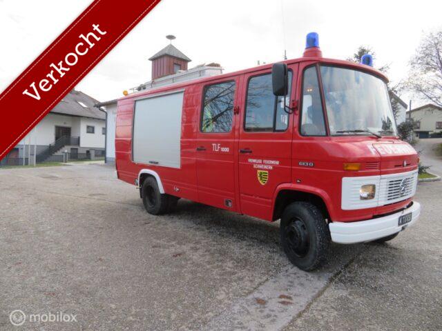 Mercedes 613 diesel 12 duizend kilometer brandweer camper
