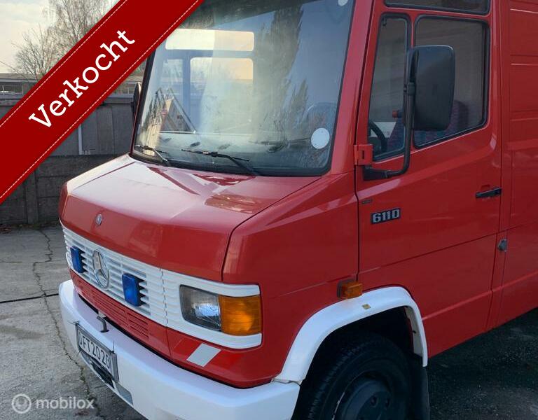 Mercedes 611 gereserveerd 13500 Km Nieuw! ex brandweer