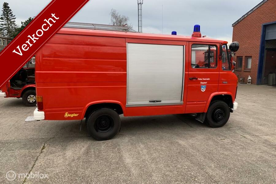 Mercedes 410 benzine 16594 km camper brandweer