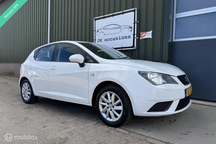 Seat Ibiza 1.2 Style|Airco|Stoel vw|Navi|Lm velgen|APK Nieuw|