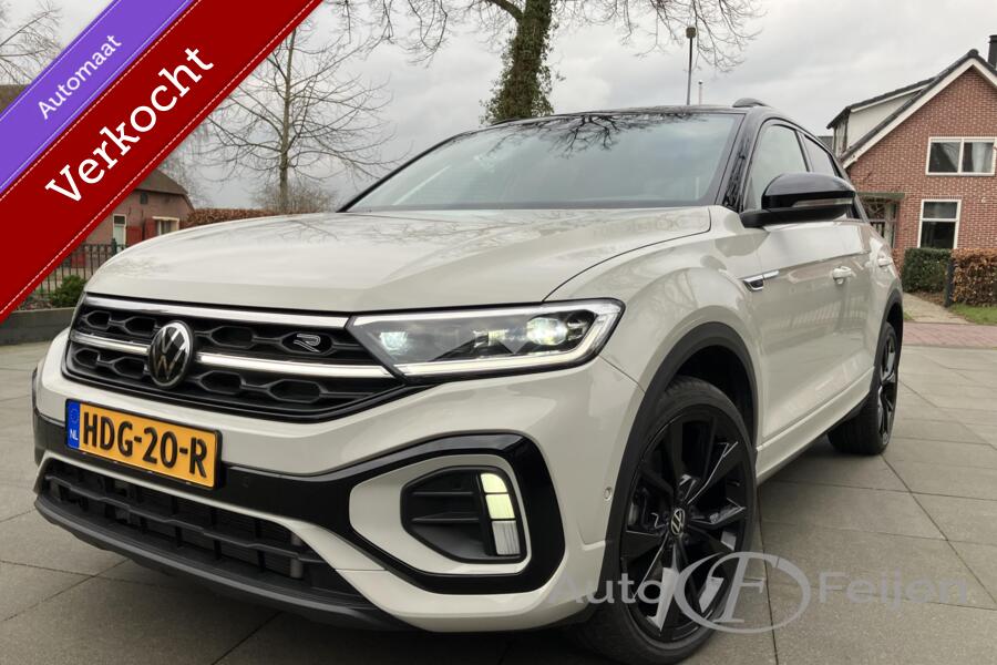 Volkswagen T-Roc DSG 3 X R-LINE1.5 TSI Business  Panoramadak Beats Audio Q Licht Matrix 19 Inch Camera Black Style Afn Trekhaak Keyles Two Tone Stuur + Stoel verwarming  Dynamisch Knipperlicht Side Assist