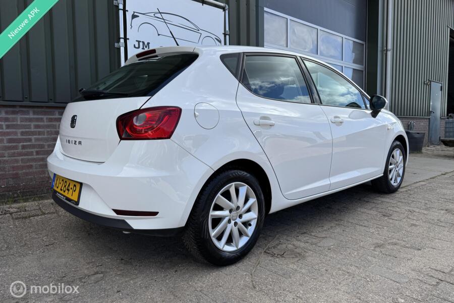 Seat Ibiza 1.2 Style|Airco|Stoel vw|Navi|Lm velgen|APK Nieuw|