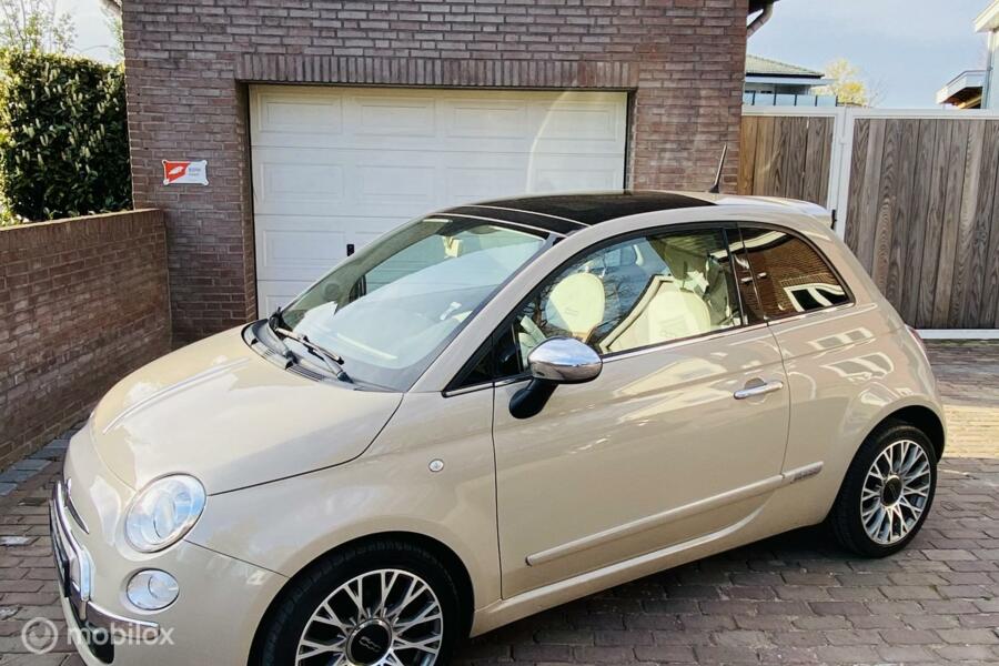 Fiat 500 0.9 TwinAir Lounge/automaat/panaramadak/klima/pdc