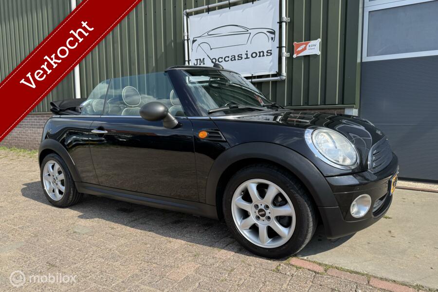 Mini Cabrio 1.6 Cooper|Airco|Leder|Cruise|Lm velgen|PDC|