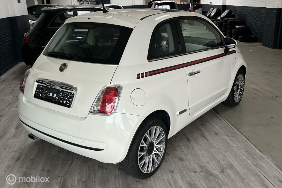 Fiat 500 1.2 Lounge/leer/clima/pano schuifdak/16inch