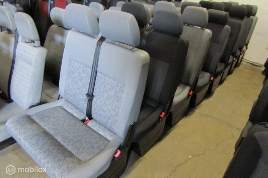 Bank banken stof leer stoel stoelen volkswagen transporter