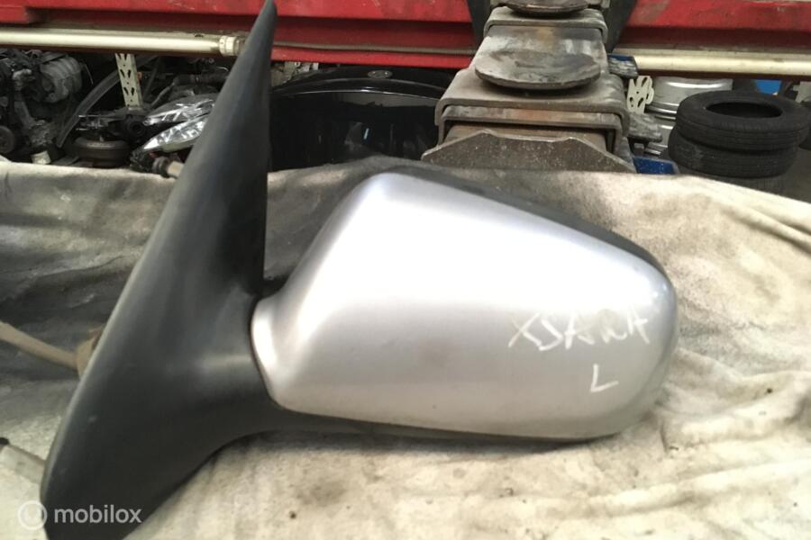 Buitenspiegel links origineel links grijs Citroen Xsara ('97-'04)