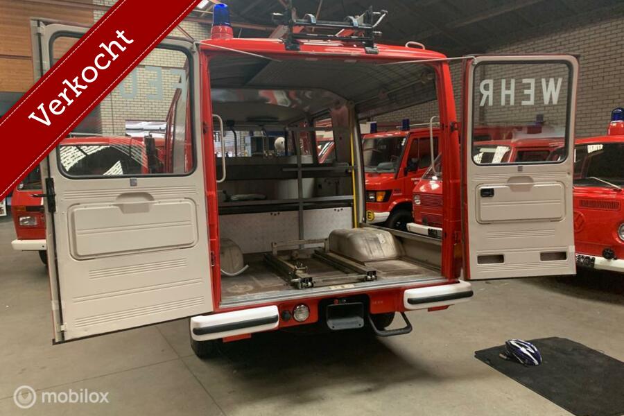 Mercedes 409 Brandweer Camper 15620 KM  perfect