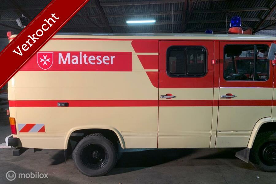 Mercedes 409 Brandweer 34.000 km Prachtig Camper