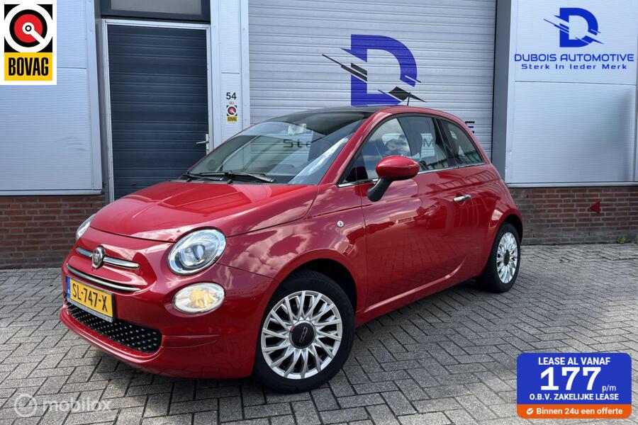 Fiat 500 1.2 Lounge|PANO|CARPLAY|CRUISE|AIRCO|NAP|TOP AUTO!