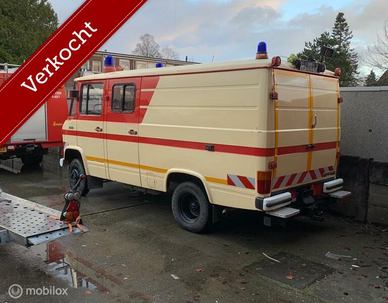 Mercedes 409 Brandweer 34.000 km Prachtig Camper