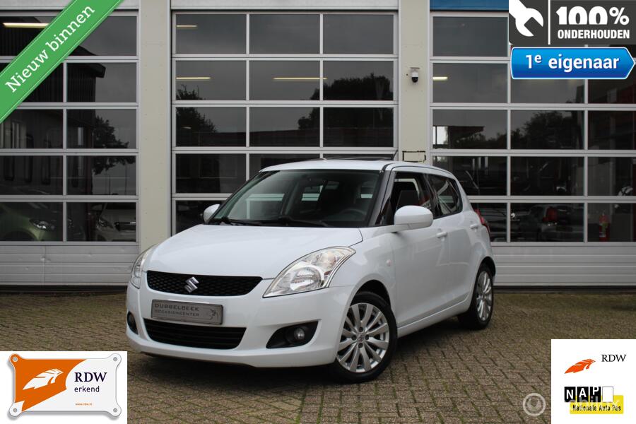 Suzuki Swift 1.2-16V 94PK 5-Deurs Facelift ''Exclusive-EASSS-SPORT'' Start&Stop 'KEYLESS GO'' Airconditioning *CRUISE CONTROL* Centr.Deurvergr. Elek.Ramen+Buitenspiegels Stuurbekr. Leder-/Multifunctioneel Leder-/Sportstuur *SCHUIF-/KANTELDAK* *Stoelverwar
