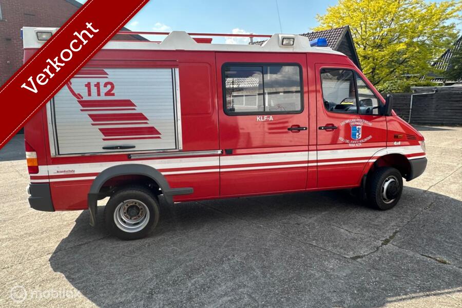 Mercedes Sprinter 416cdi  4x4  Brandweer 8.115 km perfect