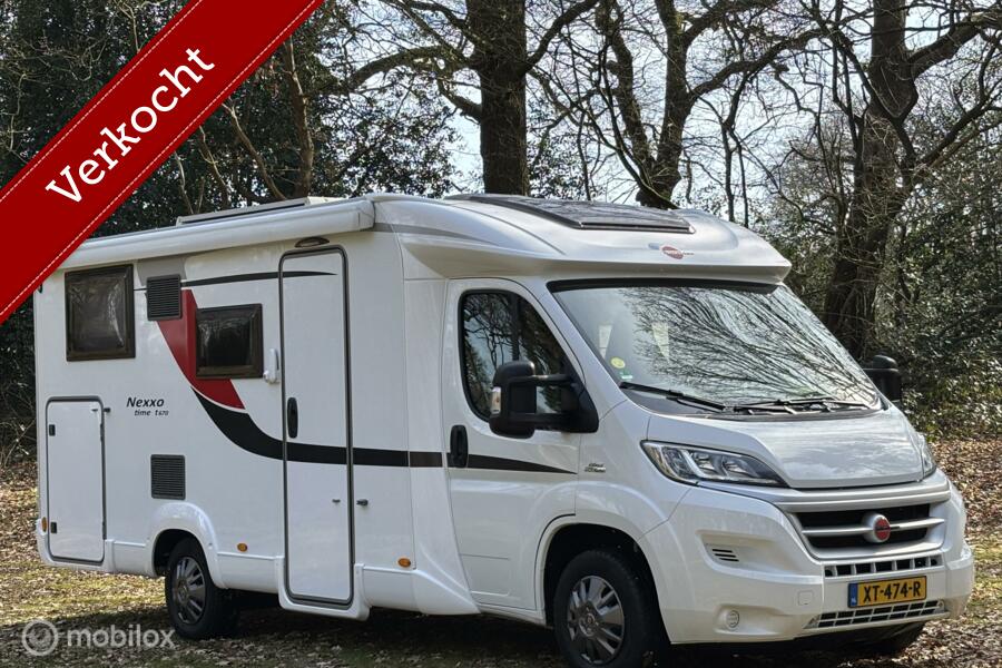 Burstner Nexxo time T670 Fiat 130Pk Automaat6 | Dwars-bed 160x210 | Trein-zit 5 zitpl.| Douche/ wc | Garage | 75dkm | TOPSTAAT