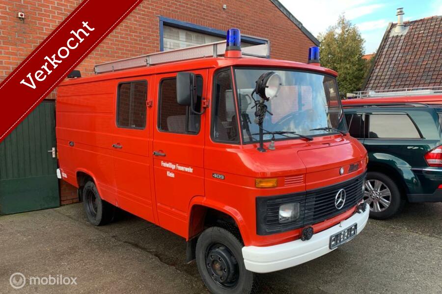 Mercedes 409  1982  brandweer 16000 km camper